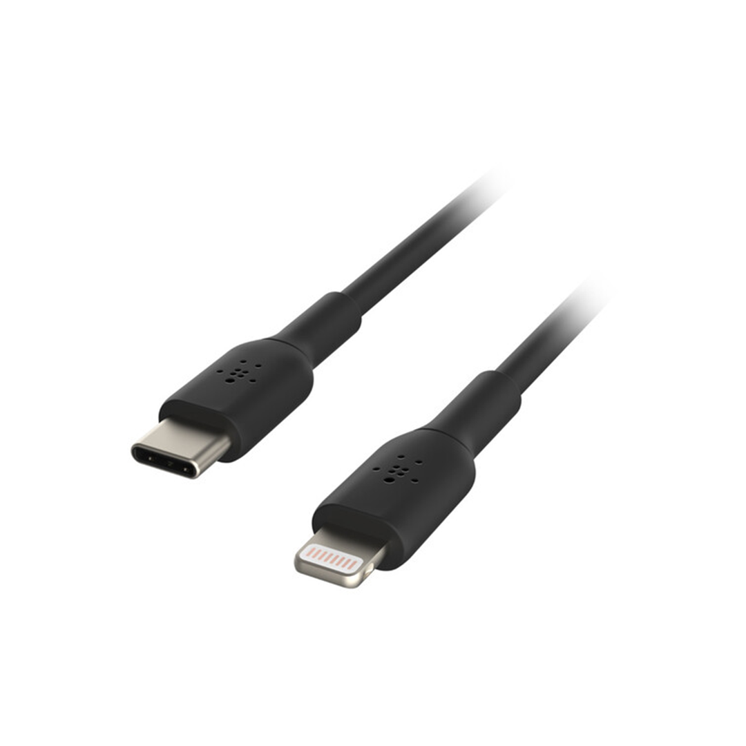 Belkin Boost Charge Lightning to USB-C Cable 1M - Black in Qatar Belkin Boost Charge Lightning to USB-C Cable 1M - Black in Qatar
